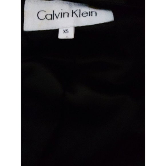 CALVIN KLEIN FURRY OMBRE Gray/White/Cream/Black Women's Jacket Size XS - Picture 7 of 8